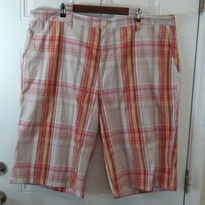 NBN gear plaid 4 pocket shorts